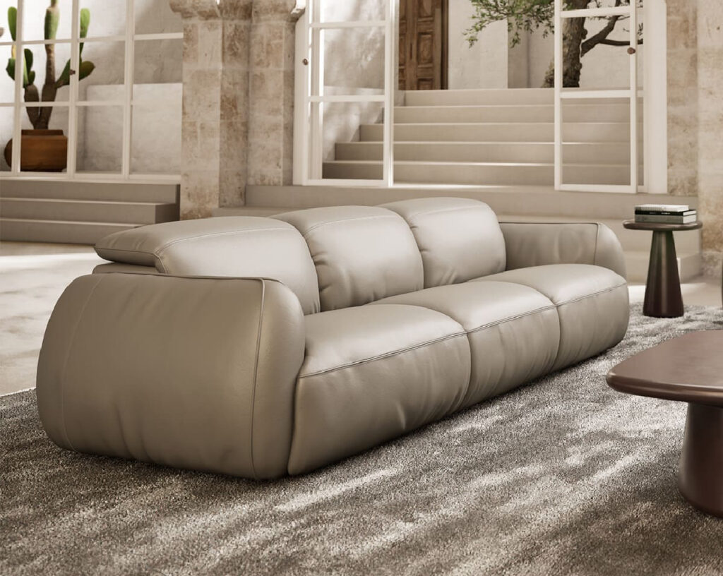 sofa de piel cuirs