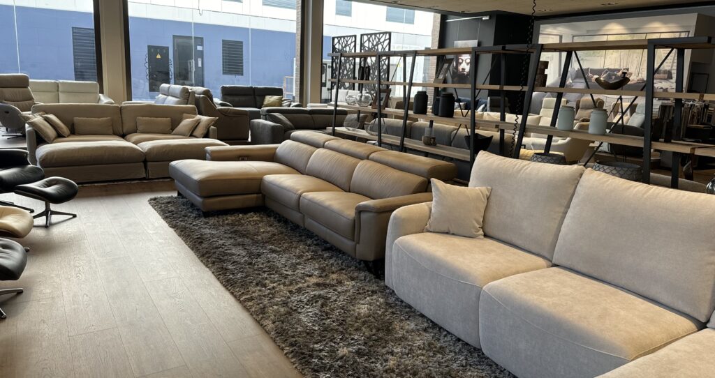 sofa de calidad chaise longue piel chocolate