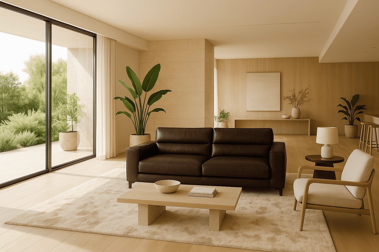 sofa de piel natural